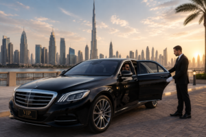 Dubai to Sharjah Chauffeur Transfer luxury executive car