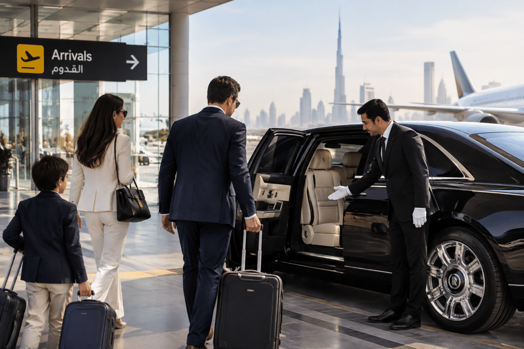 Rolls Royce airport transfer Dubai
