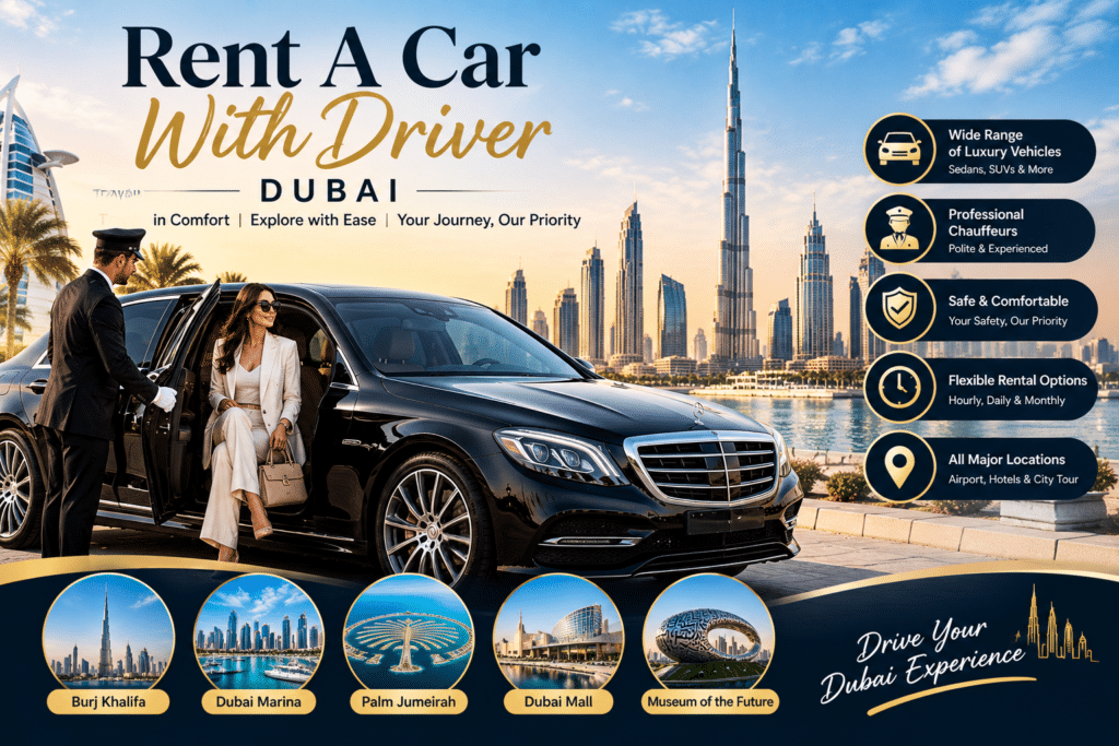 Rent a car with driver in Dubai