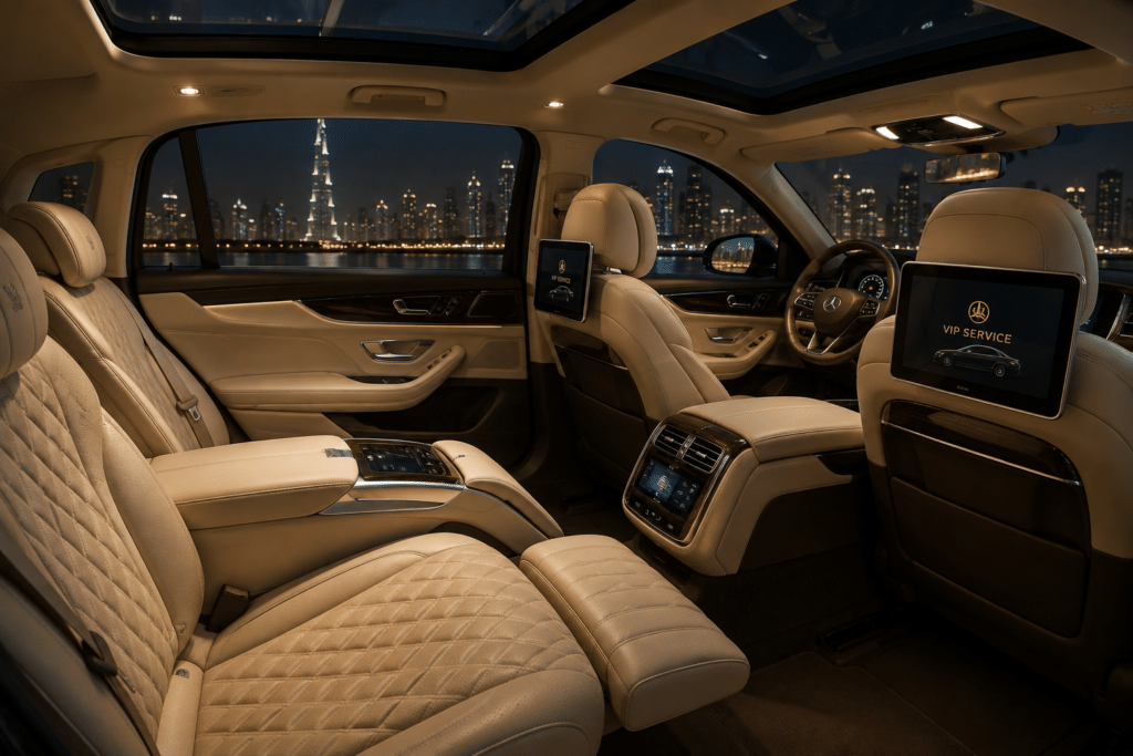 Premium VIP Services in Dubai with professional chauffeur