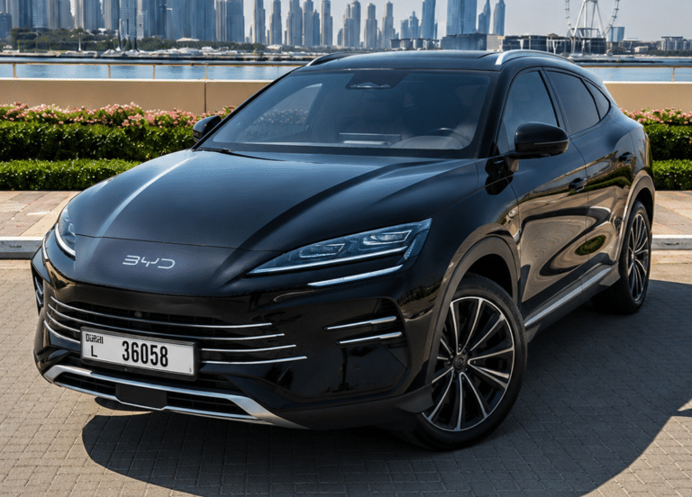 BYD Han chauffeur Dubai