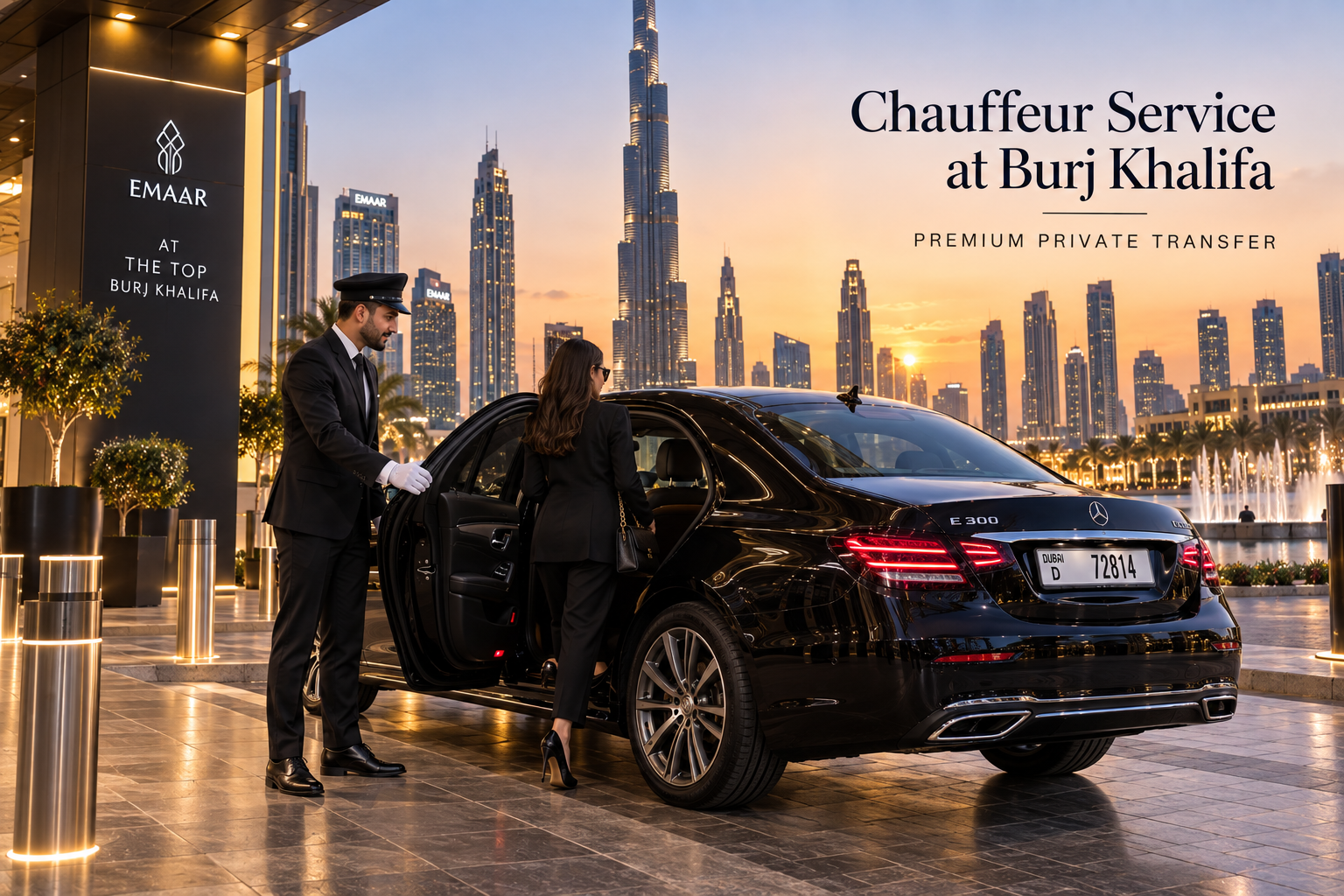 Chauffeur Service at Burj Khalifa Premium Private Transfer