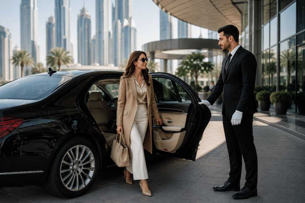 Luxury Fleet Services in Dubai with professional chauffeur