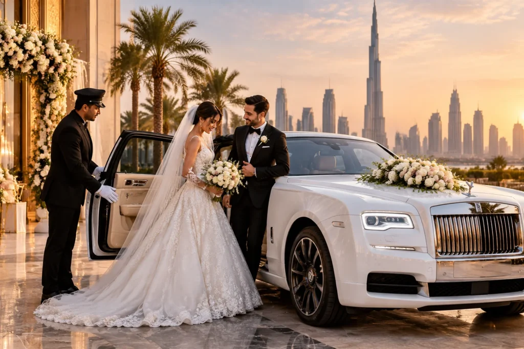 Wedding Luxury Car Hire Dubai