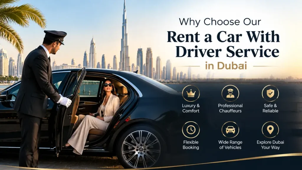 Rent a car with driver service in Dubai